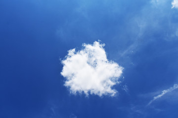 white clouds in the sky