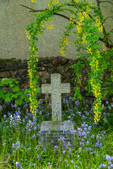 Tumbas en The Scottish Episcopal Church. Stornoway. Isla Lewis. Outer Hebrides. Escocia. UK