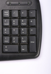 Obraz premium Close up computer keyboard 