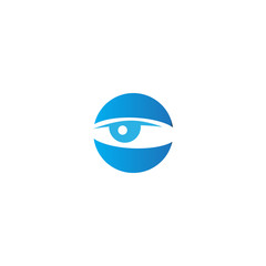 eye sight design vector logo