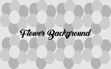 "Flower Background" Abstract concept design vector or illustration