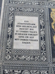 old background Part of the fuerstenzug Dresden