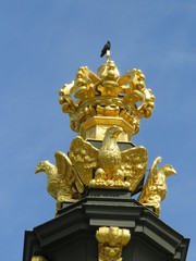 golden statue in Dresden