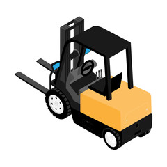 Forklifts, reliable heavy loader, truck. Heavy duty equipment