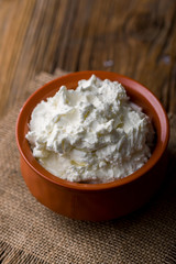 Homemade white butter