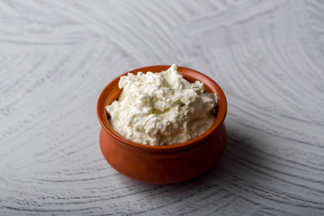 Homemade white butter