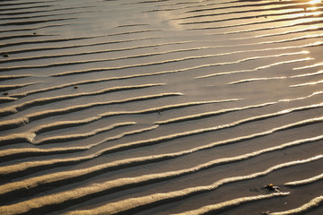 sand textures at low tide