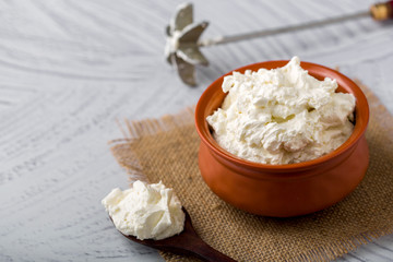 Homemade white butter