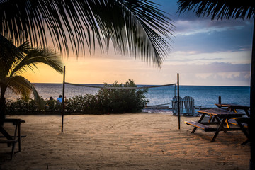 Volleyball at the beach 