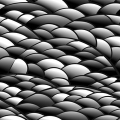 Abstract black and white mosaic vector background. The fields on the hills. Stone for paving stones.