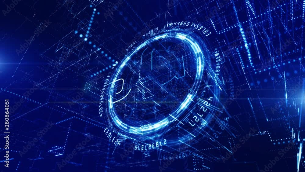 Poster hud, 5g high speed internet connection of internet of things iot big data using artificial intellige