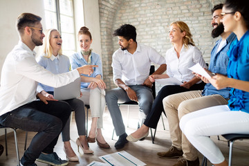Business People Success Collaboration Teamwork Union Concept