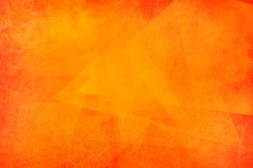 contemporary modern art design abstract orange background with triangles