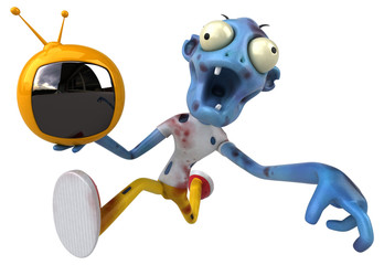 Fun zombie - 3D Illustration