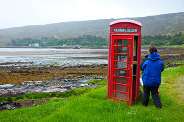 Bahía en Reserva Natural Nacional. Isla Rum. Archipiélago Small Isles. Inner Hebrides, UK