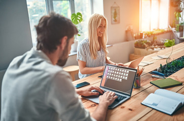 Business people working