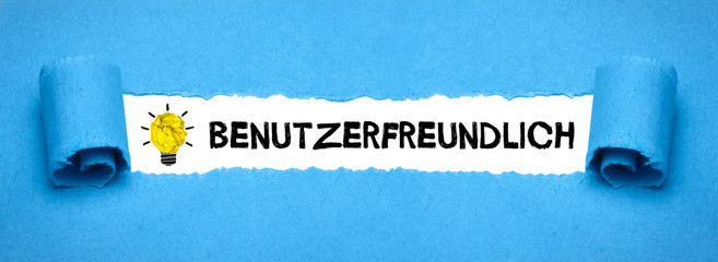 Benutzerfreundlich