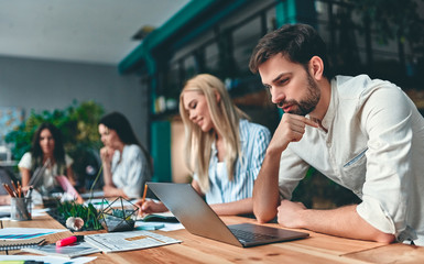 Business people working