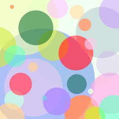 abstract colorful background with circles