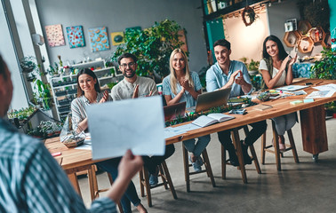 Business people working