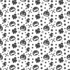 Halloween pattern vector design for background vector illustration