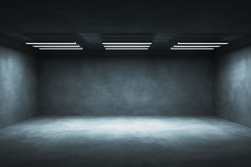 Abstract grunge interior with copyspace