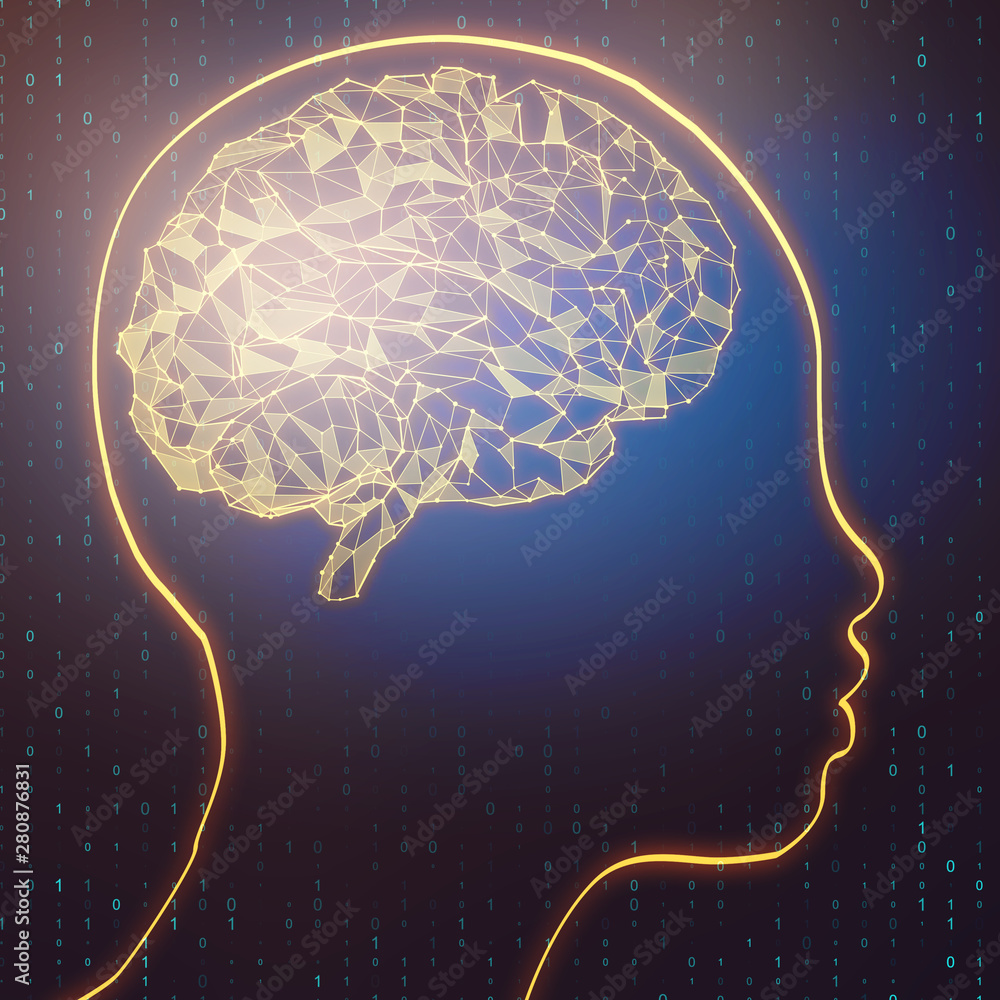 Poster artificial intelligence and robotics concept