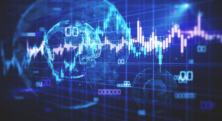 Global trade and stock concept