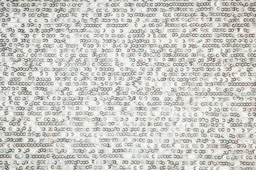 Cloth sequins silver background texture