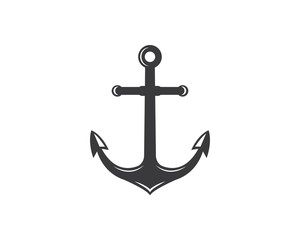 Anchor icon Logo Template vector