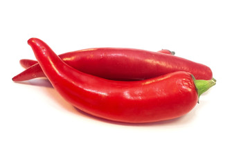 Red hot chili pepper isolated
