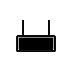 Road signs icon, logo isolated on white background