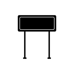 Fototapeta premium Road signs icon, logo isolated on white background