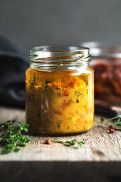 Sun dried tomato with Lemon Thyme Vinaigrette