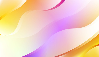 Abstract Waves. Futuristic Technology Style Background. For Creative Templates, Cards, Color Covers Set. Vector Illustration with Color Gradient.