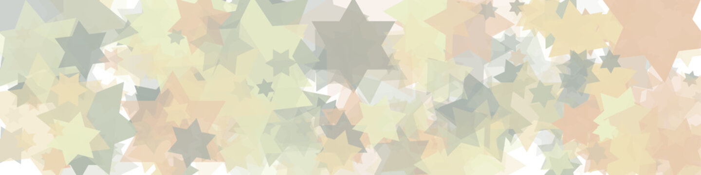 Abstract Generative Art color distributed Stars background illustration