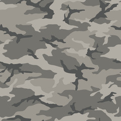 Seamless camouflage pattern. Khaki texture, vector illustration. Camo print background. Abstract military style backdrop