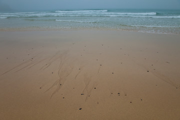 Sand Patterns (Diseños naturales en la arena). Dhail Mor Beach. Lewis island. Outer Hebrides....