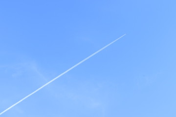 airplane in the sky