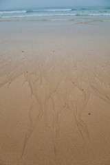 Sand Patterns (Diseños naturales en la arena). Dhail Mor Beach. Lewis island. Outer Hebrides....