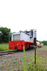 北海道　川湯駅　特殊車両