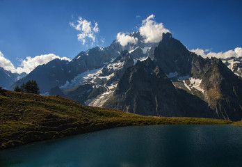Fototapeta premium One view on the Mont Blanc de Courmayeur