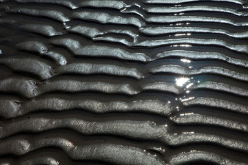 Tidal Patterns (Diseños de marea) Tràigh Uuige - Androil Beach. Lewis island. Outer Hebrides....