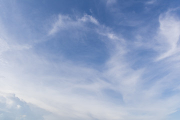 blue sky with cloud