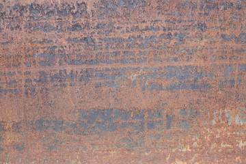 wheathered rust and scratched steel texture useful for background