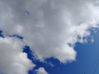 blue sky with clouds