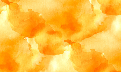Orange texture with white imitations of watercolor - 280895263