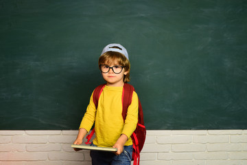 Learning at home. Preschooler. Kids school. Home schooling. Elementary school. School and education...
