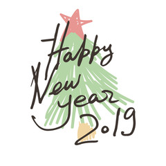 Holiday vector illustration. Vintage festive label.