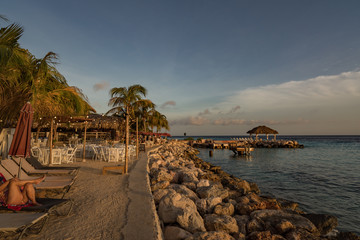   Views around the Caribbean island of Curacao